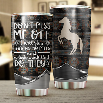 Horse Tumbler, Gift for Horse Lovers 20 OZ car mug cup