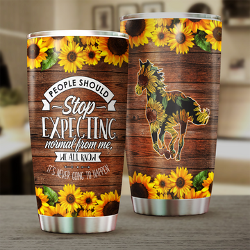 Horse Tumbler, Gift for Horse Lovers 20 OZ car mug cup