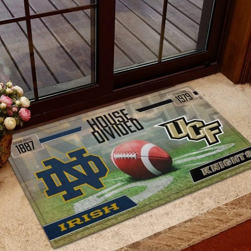 House Divided Sport Team Doormat Personalized Your Team, Sport Gifts For Fan, Home Decorations ETHY-50030003 ETHY Doormat