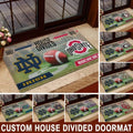 House Divided Sport Team Doormat Personalized Your Team, Sport Gifts For Fan, Home Decorations ETHY-50030003 ETHY Doormat
