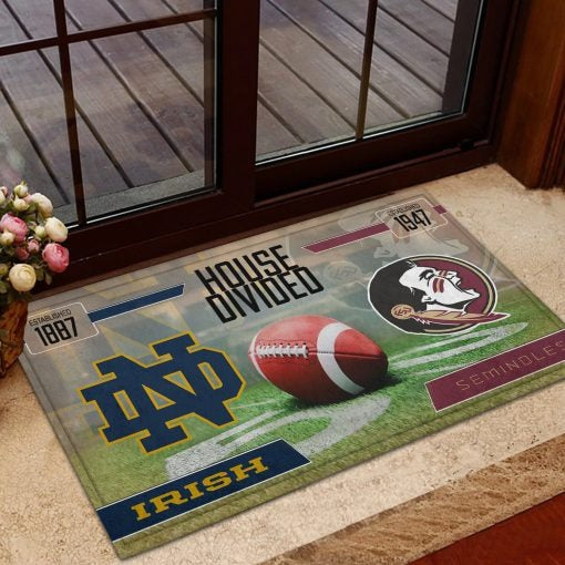 House Divided Sport Team Doormat Personalized Your Team, Sport Gifts For Fan, Home Decorations ETHY-50030003 ETHY Doormat