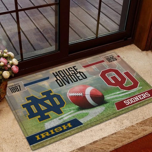 House Divided Sport Team Doormat Personalized Your Team, Sport Gifts For Fan, Home Decorations ETHY-50030003 ETHY Doormat