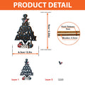 Houston Texans 2 Layered Piece Wooden Ornament Custom Names And Choose Number Of Names, Sport Team And Christmas Tree Ornament ETRG-52211