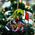 Houston Texans 2 Layered Wooden Ornament Personalized Your Name, GR And American Football Team Ornament, Football Lover Gifts, Hanging Decorations ETHY-52254