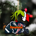 Houston Texans 2 Layered Wooden Ornament Personalized Your Name, GR And American Football Team Ornament, Football Lover Gifts, Hanging Decorations ETHY-52254