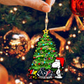 Houston Texans 2 Layered Wooden Ornament Personalized Your Name, SN And Peanut Ornament, Christmas Gifts For Sport Fan, Home Decorations ETHY-52306