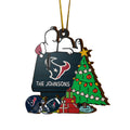 Houston Texans 3 Layered Piece Wooden Ornament Custom Name, Sport Team And SN Ornament, Sport Gifts ETRG-52222
