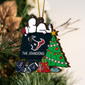 Houston Texans 3 Layered Piece Wooden Ornament Custom Name, Sport Team And SN Ornament, Sport Gifts ETRG-52222
