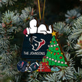 Houston Texans 3 Layered Piece Wooden Ornament Custom Name, Sport Team And SN Ornament, Sport Gifts ETRG-52222