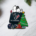 Houston Texans 3 Layered Piece Wooden Ornament Custom Name, Sport Team And SN Ornament, Sport Gifts ETRG-52222
