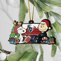 Houston Texans 3 Layered Piece Wooden Ornament Custom Your Family Name, SN And Charlie Brown Ornament, Gift For Sport Lovers, Sport Hanging Decorations EHIVM-52349