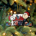 Houston Texans 3 Layered Piece Wooden Ornament Custom Your Family Name, SN And Charlie Brown Ornament, Gift For Sport Lovers, Sport Hanging Decorations EHIVM-52349