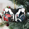 Houston Texans 3 Layered Piece Wooden Ornament Custom Your Name And Number, Sport Ornament, Sport Hanging Decorations ETRG-51975
