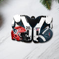 Houston Texans 3 Layered Piece Wooden Ornament Custom Your Name And Number, Sport Ornament, Sport Hanging Decorations ETRG-51975