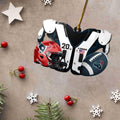 Houston Texans 3 Layered Piece Wooden Ornament Custom Your Name And Number, Sport Ornament, Sport Hanging Decorations ETRG-51975