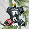 Houston Texans 3 Layered Piece Wooden Ornament Custom Your Name And Number, Sport Team And MK Ornament, Sport Ornament, Fan Gifts EHIVM-52178