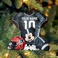 Houston Texans 3 Layered Piece Wooden Ornament Custom Your Name And Number, Sport Team And MK Ornament, Sport Ornament, Fan Gifts EHIVM-52178