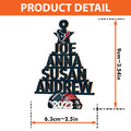 Houston Texans Car Ornament Custom Names And Choose Number Of Names, Sport Team And Christmas Tree Ornament ETRG-52189