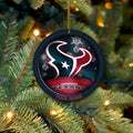 Houston Texans Circle Aluminium Custom Ornament 2 Side Trending New Arrivals H52912 ETUG311023