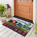 Houston Texans Football Team Doormat Personalized Your Family Name, Sport And Grinch Doormat, Football Lovers Gifts, Home Decorations ETHY-53152