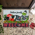 Houston Texans Football Team Doormat Personalized Your Family Name, Sport And Grinch Doormat, Football Lovers Gifts, Home Decorations ETHY-53152