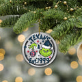 Houston Texans Grinch Circle Aluminium Ornament 2 Side Trending New Arrivals H52900 ETUG311023