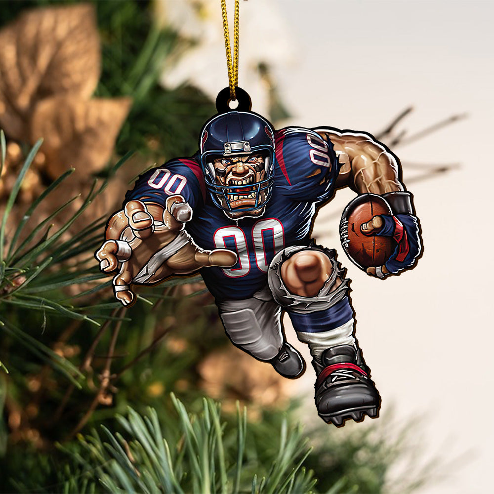 Houston Texans Wooden Ornament, Sport Ornament , Sport Decorations ETRG-52171