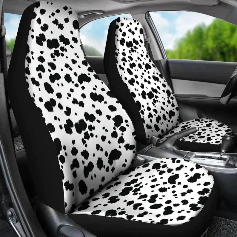 Dalmatian Dog Print Car Seat Covers