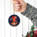 Illinois Fighting Illini Circle Aluminium Custom Ornament 2 Side Trending New Arrivals H52912 ETUG311023