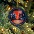Illinois Fighting Illini Circle Aluminium Custom Ornament 2 Side Trending New Arrivals H52912 ETUG311023