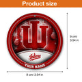Indiana Hoosiers Circle Aluminium Custom Ornament 2 Side Trending New Arrivals H52912 ETUG311023