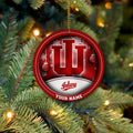 Indiana Hoosiers Circle Aluminium Custom Ornament 2 Side Trending New Arrivals H52912 ETUG311023