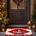 Indiana Hoosiers Doormat, Sport Team And MK Doormat, FootBall Fan Gifts