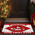 Indiana Hoosiers Doormat, Sport Team And MK Doormat, FootBall Fan Gifts