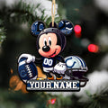 Indianapolis Colts 2 Layered Wooden Ornament Personalized Your Name, Football Team And MK Mouse Ornament, Football Lover Gifts ETHY-52624