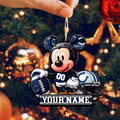Indianapolis Colts 2 Layered Wooden Ornament Personalized Your Name, Football Team And MK Mouse Ornament, Football Lover Gifts ETHY-52624