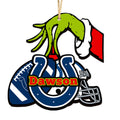 Indianapolis Colts 2 Layered Wooden Ornament Personalized Your Name, GR And American Football Team Ornament, Football Lover Gifts, Hanging Decorations ETHY-52254