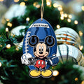 Indianapolis Colts 2 Layered Wooden Ornament Personalized Your Name, MK Mouse And Sport Team Ornament, Sport Gifts, Sport Decorations ETHY-52118