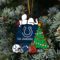 Indianapolis Colts 3 Layered Piece Wooden Ornament Custom Name, Sport Team And SN Ornament, Sport Gifts ETRG-52222
