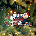 Indianapolis Colts 3 Layered Piece Wooden Ornament Custom Your Family Name, SN And Charlie Brown Ornament, Gift For Sport Lovers, Sport Hanging Decorations EHIVM-52349