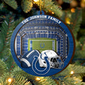 Indianapolis Colts  3 Layered Piece Wooden Ornament Custom Your Family Name, Sport Stadium Ornament, Sport Gifts ETRG-52162