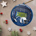 Indianapolis Colts  3 Layered Piece Wooden Ornament Custom Your Family Name, Sport Stadium Ornament, Sport Gifts ETRG-52162