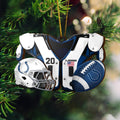 Indianapolis Colts 3 Layered Piece Wooden Ornament Custom Your Name And Number, Sport Ornament, Sport Hanging Decorations ETRG-51975