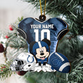 Indianapolis Colts 3 Layered Piece Wooden Ornament Custom Your Name And Number, Sport Team And MK Ornament, Sport Ornament, Fan Gifts EHIVM-52178