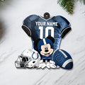 Indianapolis Colts 3 Layered Piece Wooden Ornament Custom Your Name And Number, Sport Team And MK Ornament, Sport Ornament, Fan Gifts EHIVM-52178
