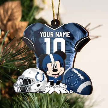 Indianapolis Colts 3 Layered Piece Wooden Ornament Custom Your Name And Number, Sport Team And MK Ornament, Sport Ornament, Fan Gifts EHIVM-52178