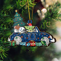 Indianapolis Colts 3 Layered Piece Wooden Ornament, Sport And Baby Yoda Ornament, Fan Gifts, Hanging Decorations EHIVM-52325