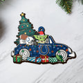 Indianapolis Colts 3 Layered Piece Wooden Ornament, Sport And Baby Yoda Ornament, Fan Gifts, Hanging Decorations EHIVM-52325