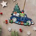 Indianapolis Colts 3 Layered Piece Wooden Ornament, Sport And Baby Yoda Ornament, Fan Gifts, Hanging Decorations EHIVM-52325