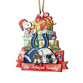 Indianapolis Colts And SN 2 Layered Piece Wooden Ornament Custom Your Family Name, Sport Ornament, Fan Gifts, Hanging Decorations EHIVM-52192